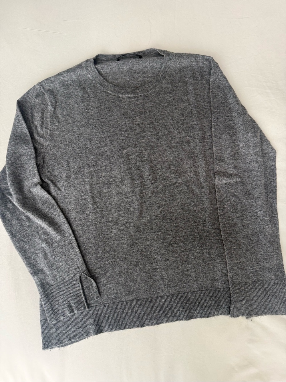 Jenni Kayne Avey Crew Neck Sweater gray
